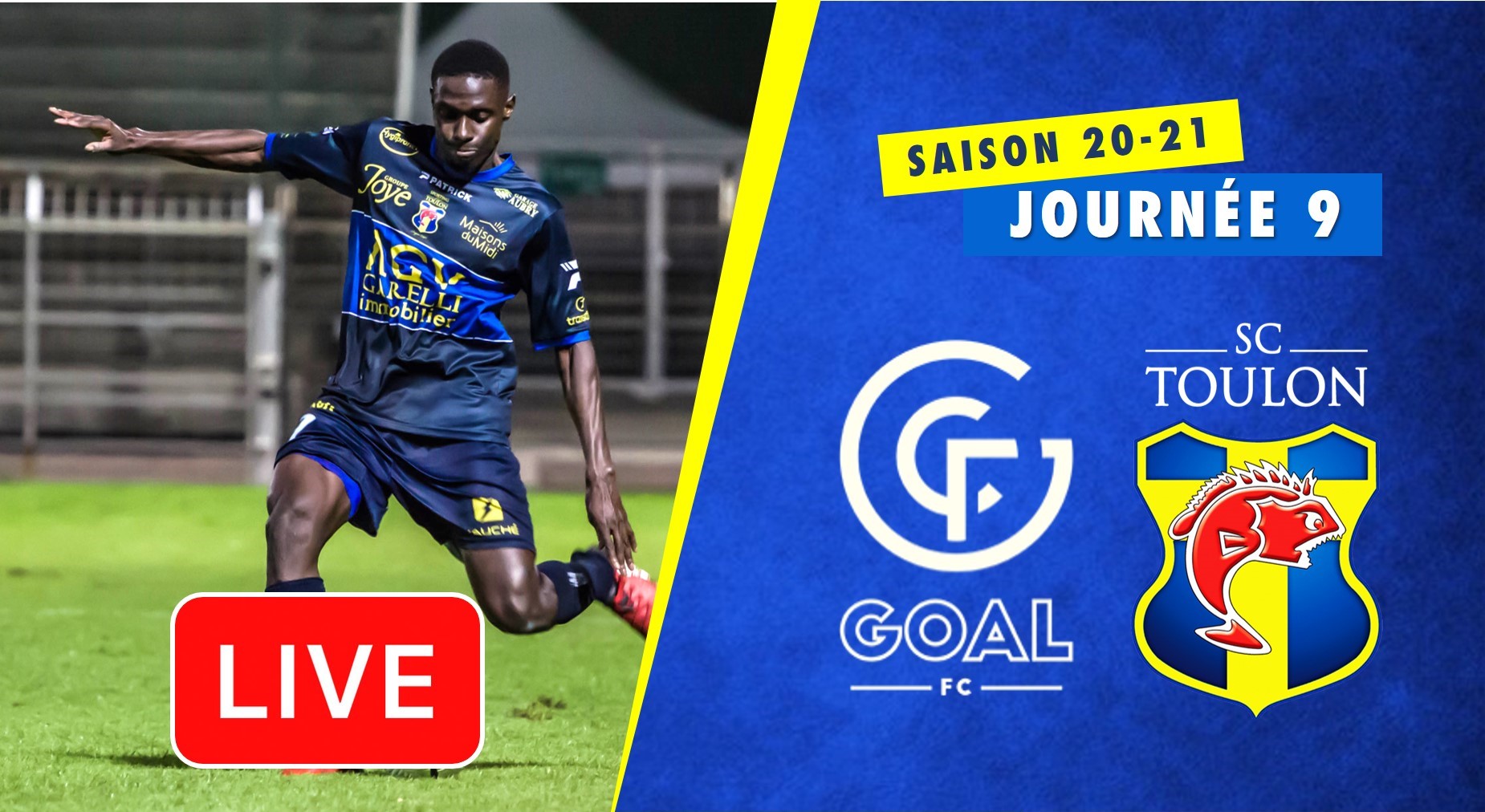 LIVE Goal FC vs SC Toulon SC Toulon